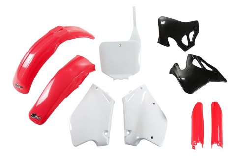 UFO KOMPLET PLASTIKÓW (FULL KIT) Z OSŁONAMI TELESKOPÓW (AMORTYZATORÓW) HONDA CR 125 '95-'97, CR 250 '95-'96 KOLOR OEM (CZERWONY/