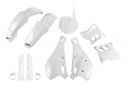 UFO KOMPLET PLASTIKÓW (FULL KIT) Z OSŁONAMI TELESKOPÓW (AMORTYZATORÓW) YAMAHA YZ 125 '93-'95 KOLOR OEM (BIAŁY) (YA295E999)