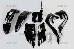UFO KOMPLET PLASTIKÓW KAWASAKI KXF 250 '21-24, KXF 450 '19-23 KOLOR CZARNY (KA227E001)