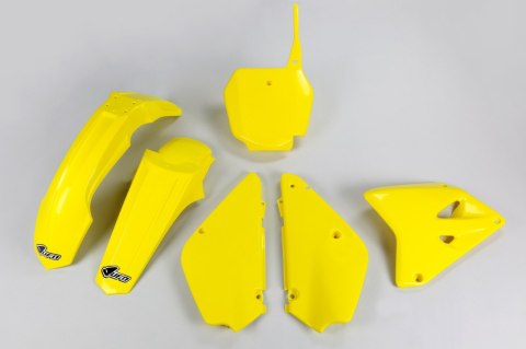 UFO KOMPLET PLASTIKÓW SUZUKI RM 85 '00-'24 RESTYLING KOLOR ŻÓŁTY RESTYLING