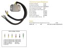 DZE REGULATOR NAPIĘCIA HONDA XR 250L '91-'96 (31600-KV6-670) (12V/20A)