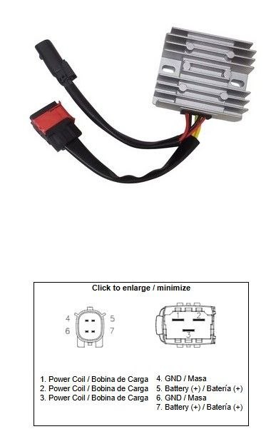 DZE REGULATOR NAPIĘCIA ROYAL ENFIELD 650 INTERCEPTOR; CONTINENTAL 650GT MOFSET (OEM 148239/E) (35A)