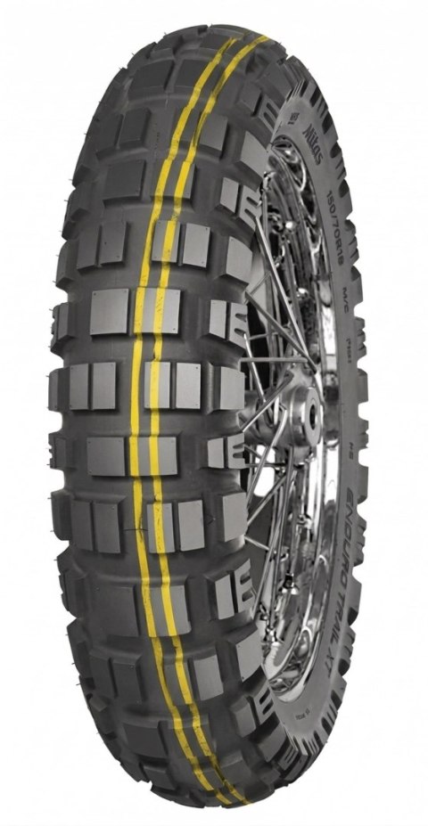 MITAS OPONA 140/80B18 ENDURO TRAIL XT DAKAR 70T TL/TT M+S (PODWÓJNY ŻÓŁTY PASEK) DOT 52/2025 (ZAMIENNIK:70000511)